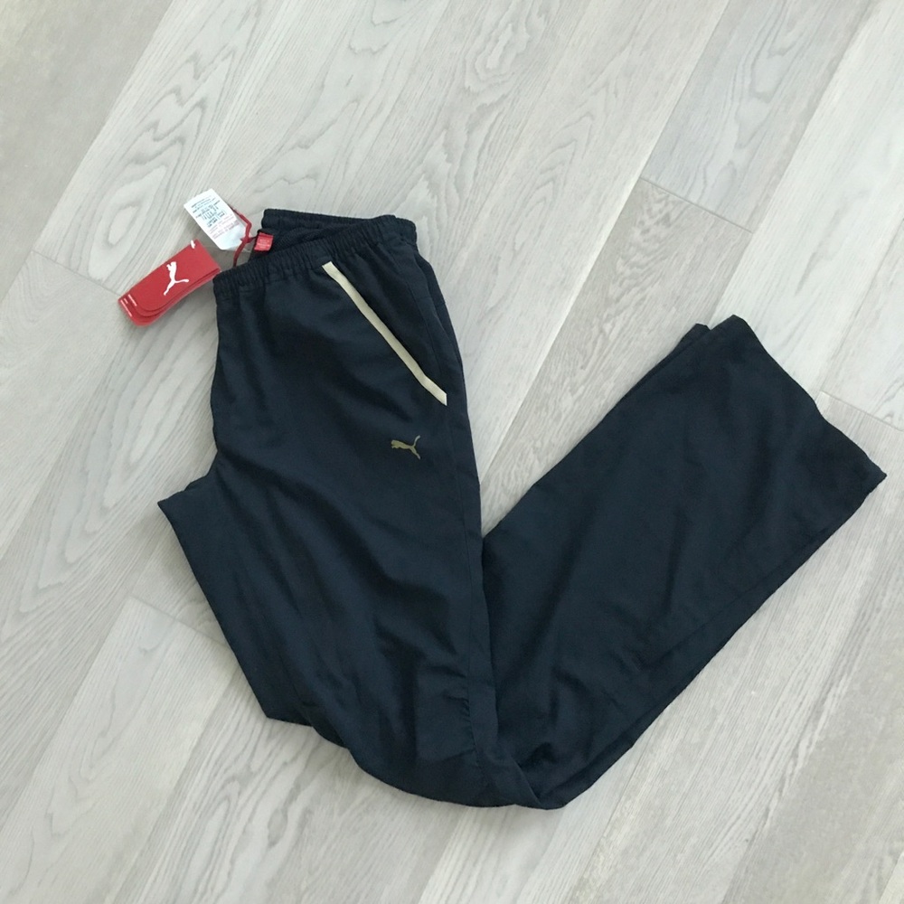 Puma Black Zippered Pants - Small - BNWT